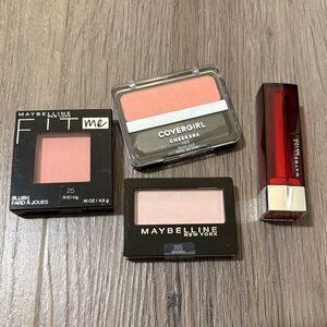 NEW Makeup bundle with blush, eyeshadow, and lipstick Maybelline Covergirl